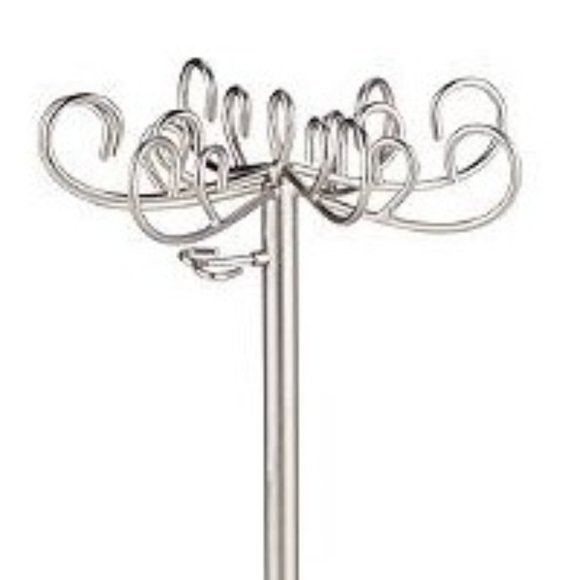 Umbra organizing 2-tier expandable adjustable Jewelry tree stand–Brushed… - Picture 5 of 9